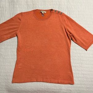 Burberry short sleeve sweater- M